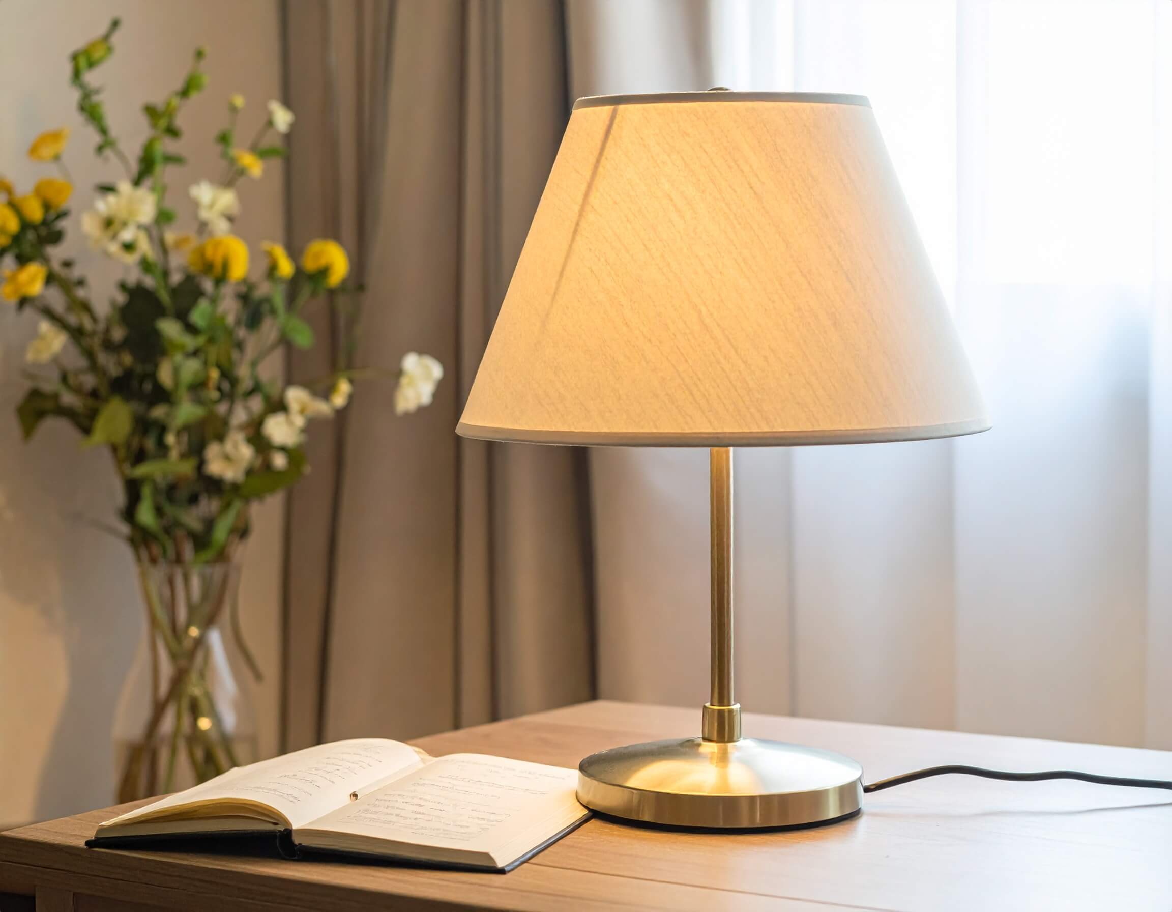 桌面擺放燈具報價單